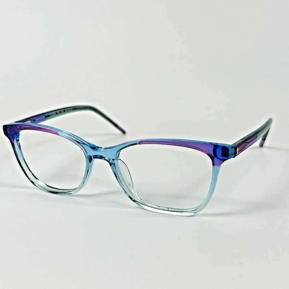 Free Country FCG008 Women Eyeglasses Frame Tea Teal Plastic Full Rim 49-16-135mm
